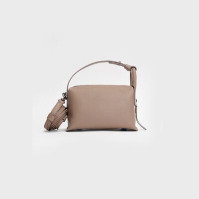 Túi da nữ Tamae size 20 màu Taupe Soft Grain - XCUU