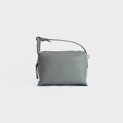 Túi da nữ Tamae size 25 Lightgrey Soft Grain - XCUU